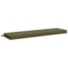vidaXL Coussin de banc SOEST 100 % polyester Vert olive