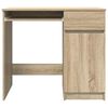 vidaXL Bureau ch&ecirc;ne Sonoma 86x49x76 cm bois d'ing&eacute;nierie