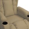 vidaXL Fauteuil Cappuccino Similicuir