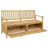vidaXL Banc de rangement avec stockage avec porte Acacia massif