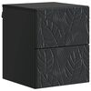 vidaXL Cabinet de chevet mural Noir 34,5 x 33 x 40 cm
