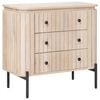 vidaXL Armoire &agrave; tiroirs avec tiroir 70 x 30 x 65 cm