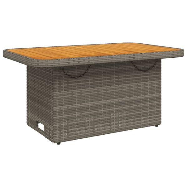 vidaXL Salon de jardin 2 pcs avec coussins Gris R&eacute;sine tress&eacute;e