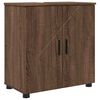 vidaXL Cabinet de salle de bain Ch&ecirc;ne brun 61 x 35 x 64 cm