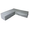 Eurotrail Housse de meubles en L 330x330x100/70 cm Gris