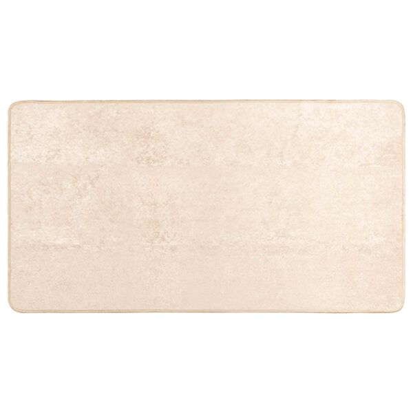 vidaXL Coureur de Tapis MARSA Cr&egrave;me 100 x 80 cm Polyester et PVC