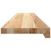 vidaXL Appuis de fen&ecirc;tre 2 pcs non trait&eacute; 100x20x2cm bois ch&ecirc;ne massif