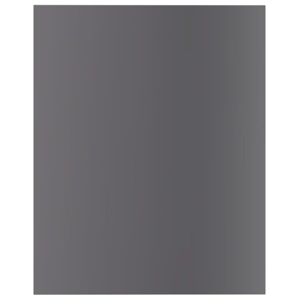 vidaXL Panneaux de bibliothèque 8 pcs gris brillant bois d’ingénierie