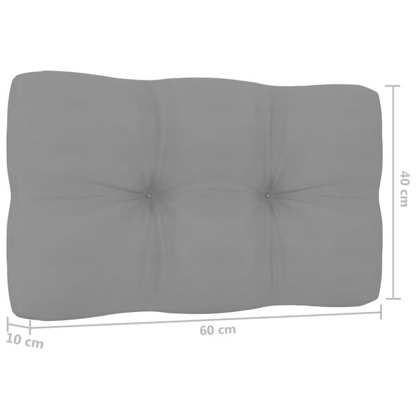 vidaXL Banc d'angle de jardin et coussins 239 cm Bois de pin impr&eacute;gn&eacute;