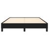 vidaXL Cadre de lit sans matelas noir 140x190 cm tissu