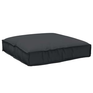 vidaXL Coussin pour assise de palette Noir 80 x 80 x 12 cm