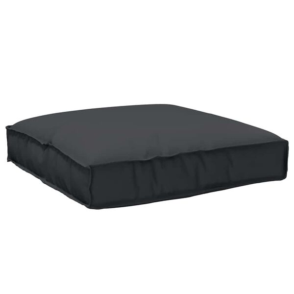 vidaXL Coussin Noir 80 x 80 x 12 cm Tissu Oxford