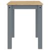 vidaXL Table &agrave; manger Panama gris 112x60x75 cm bois massif de pin