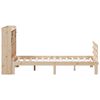 vidaXL Lit bibliothèque sans matelas 135x190 cm bois de pin massif