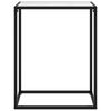 vidaXL Table console Blanc 60x35x75 cm Verre trempé