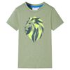 T-shirt pour enfants kaki clair 104