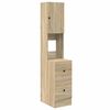vidaXL Armoire de cuisine Beige 35 x 50 x 180 cm Bois d'ing&eacute;nierie