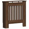 vidaXL Cache-Radiateur Ch&ecirc;ne brun 78 x 19 x 81,5 cm Bois d'ing&eacute;nierie