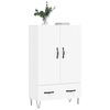 vidaXL Buffet haut blanc 69,5x31x115 cm bois d'ing&eacute;nierie
