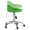 vidaXL Chaises pivotantes &agrave; manger lot de 6 vert similicuir
