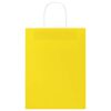 vidaXL Sacs en papier 50 pcs avec poign&eacute;es jaune 26x12x35 cm