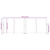 vidaXL Auvent latéral rétractable Anthracite 140 x 600 cm