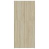 vidaXL Armoire de rangement ch&ecirc;ne sonoma bois d'ing&eacute;nierie