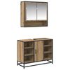 vidaXL Ensemble de mobilier de salle de bain 2 pc Ch&ecirc;ne artisanal