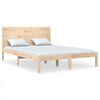 vidaXL Cadre de lit sans matelas 140x200 cm bois massif de pin