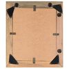 vidaXL Cadres photo 2 pcs 34x40cm Bois de récupération solide et verre