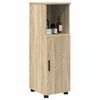 vidaXL Cabinet de salle de bain Ch&ecirc;ne Sonoma 30 x 35 x 95 cm