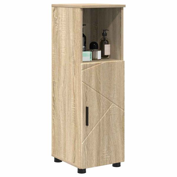 vidaXL Cabinet de salle de bain Ch&ecirc;ne Sonoma 30 x 35 x 95 cm