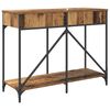 vidaXL Table console Bois Ancien 100 x 39 x 78,5 cm Bois d'ing&eacute;nierie