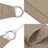 vidaXL Voile de parasol tissu oxford triangulaire 4x5x5 m taupe