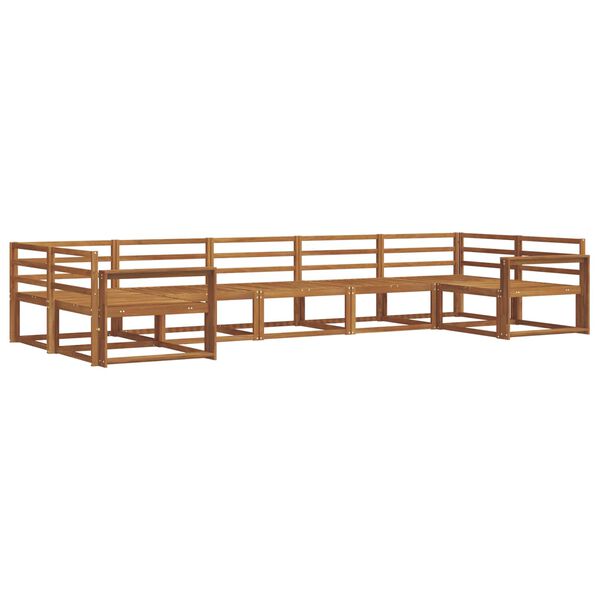 vidaXL Ensemble de canap&eacute;s d'ext&eacute;rieur 7 pcs Naturel