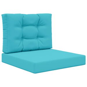 vidaXL Coussin de canap&eacute; d'ext&eacute;rieur Polyester Turquoise 60 x 60 cm