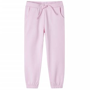 Pantalon de surv&ecirc;tement pour enfants rose clair 92