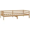 vidaXL Lit de jour sans matelas marron miel bois pin massif 90x200 cm