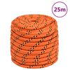 vidaXL Corde de bateau Orange 18 mm 25 m Polypropylène