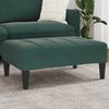 vidaXL Repose-pied vert fonc&eacute; 77x55x31 cm velours