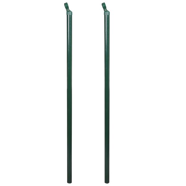 vidaXL Poteaux de cl&ocirc;ture 2 pcs 200 cm