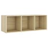 vidaXL Ensemble de meubles TV 3 pcs Ch&ecirc;ne sonoma Bois d'ing&eacute;nierie