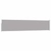 vidaXL Auvent lat&eacute;ral r&eacute;tractable de patio 100x500 cm Gris