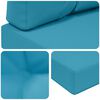 vidaXL Coussin de canap&eacute; d'ext&eacute;rieur 3 pcs Bleu royal Polyester