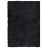 vidaXL Tapis shaggy &agrave; poils longs NAVARRA noir 240x340 cm polyester