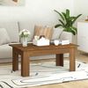 vidaXL Table basse Ch&ecirc;ne marron 100x60x42 cm Bois d'ing&eacute;nierie