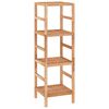 vidaXL &Eacute;tag&egrave;re de salle de bain 35,5x35,5x112,5cm Bois massif de noyer