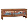 vidaXL Meuble TV 110x35x40 cm Bois de teck recycl&eacute;