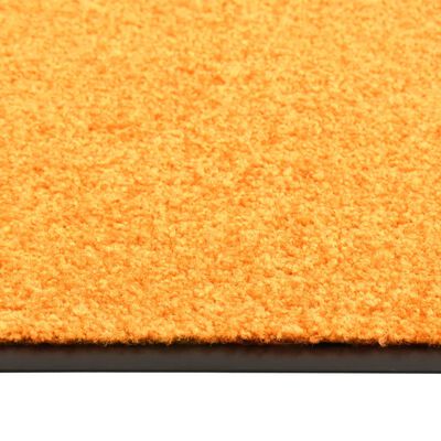 vidaXL Paillasson lavable Orange 120x180 cm