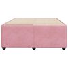 vidaXL Cadre de lit sans matelas rose 120x190 cm velours